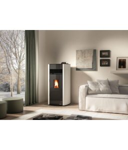 Суха пелетна камина Palazzetti Bianca Pro 3 – 12kW Снимка 1