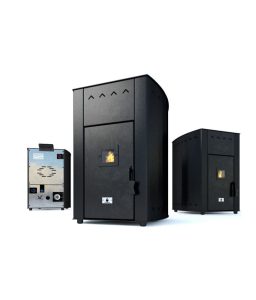 Пелетна камина с водна риза EcoSpar MINIMA B 12kw Снимка 1
